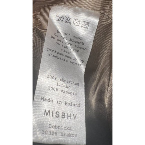 MISBHV Shearling Short Zipped Jacket - Picture 11 of 11